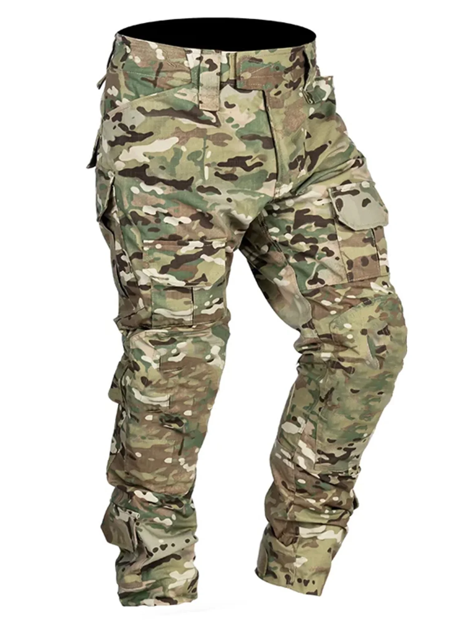 Men's Multipurpose Combat Pants with Tactical Knee Protection for Outdoor Sports and Hunting Expeditions（Not knee pads） 2