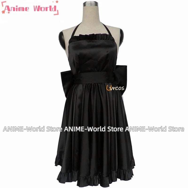 

《Custom size》Anime Mio Akiyama Black Dress Halloween Cosplay Costume Customize Size