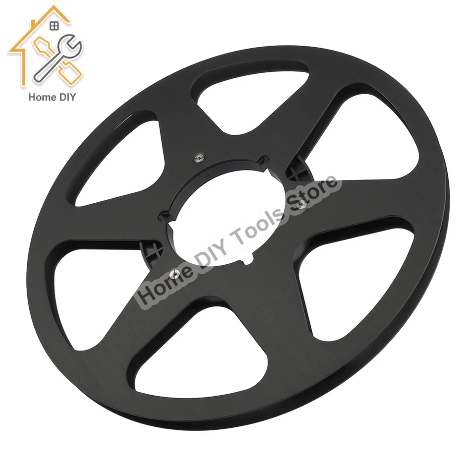 Bobines De Bande Jaunes Revox – 26,5 Cm, Effet Laqué Haute Brillance, Pour Akai Teac