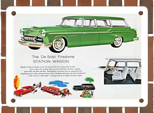 

Металлический знак-1955 DeSoto Firedome Универсал-10x14 дюймов
