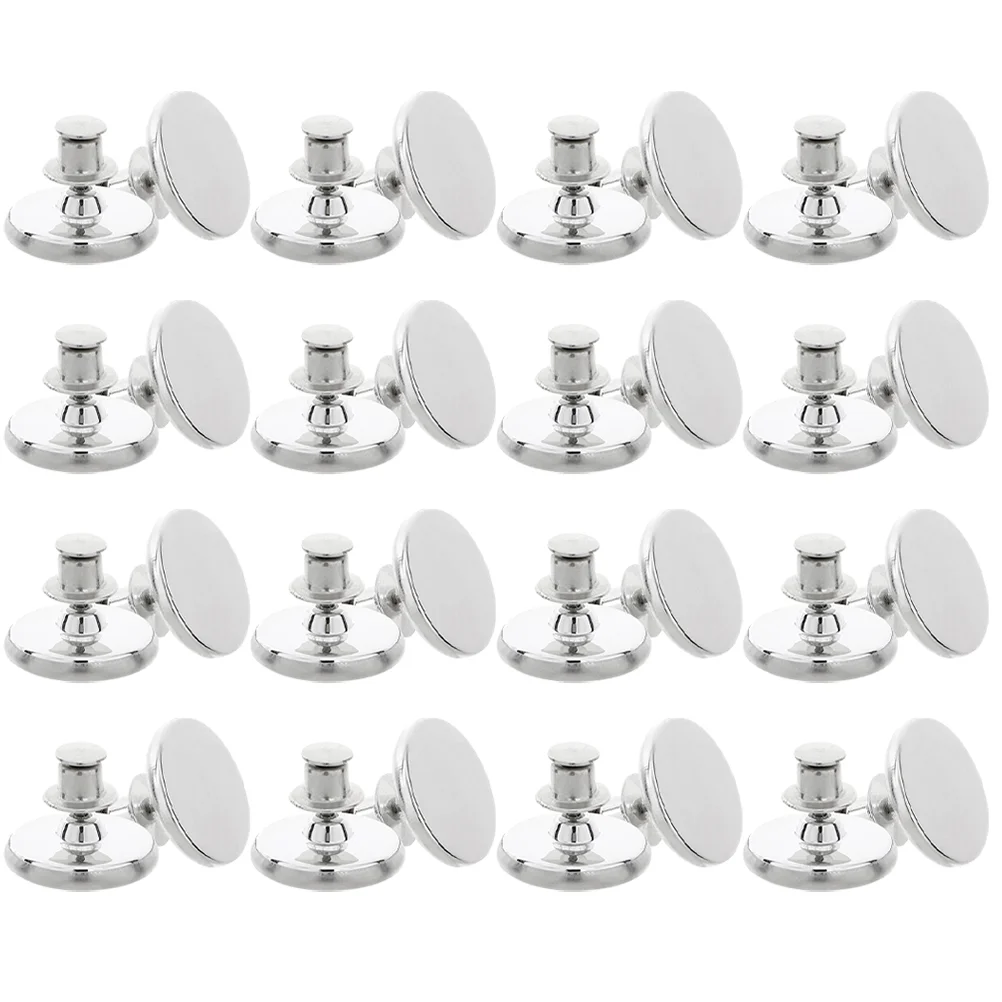 

18 Pairs Curtain Closure Magnets Curtain Magnetic Button Metal Curtain Buckles