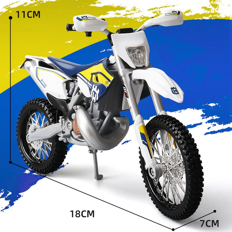 1/12 Husqvarna FE 501 Cross-country Motorcycle Model Alloy Simulation Metal Racing Street Motorcycles Model Collection 6