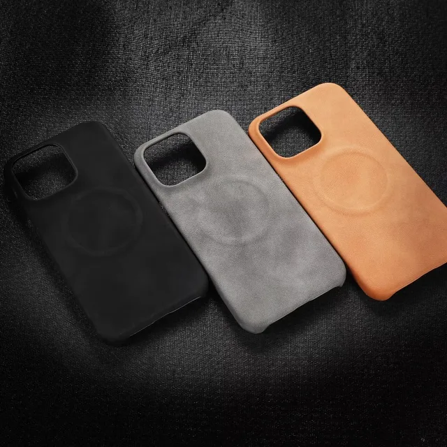 iPhone PU Leather Matte Magnetic Shockproof Case 4