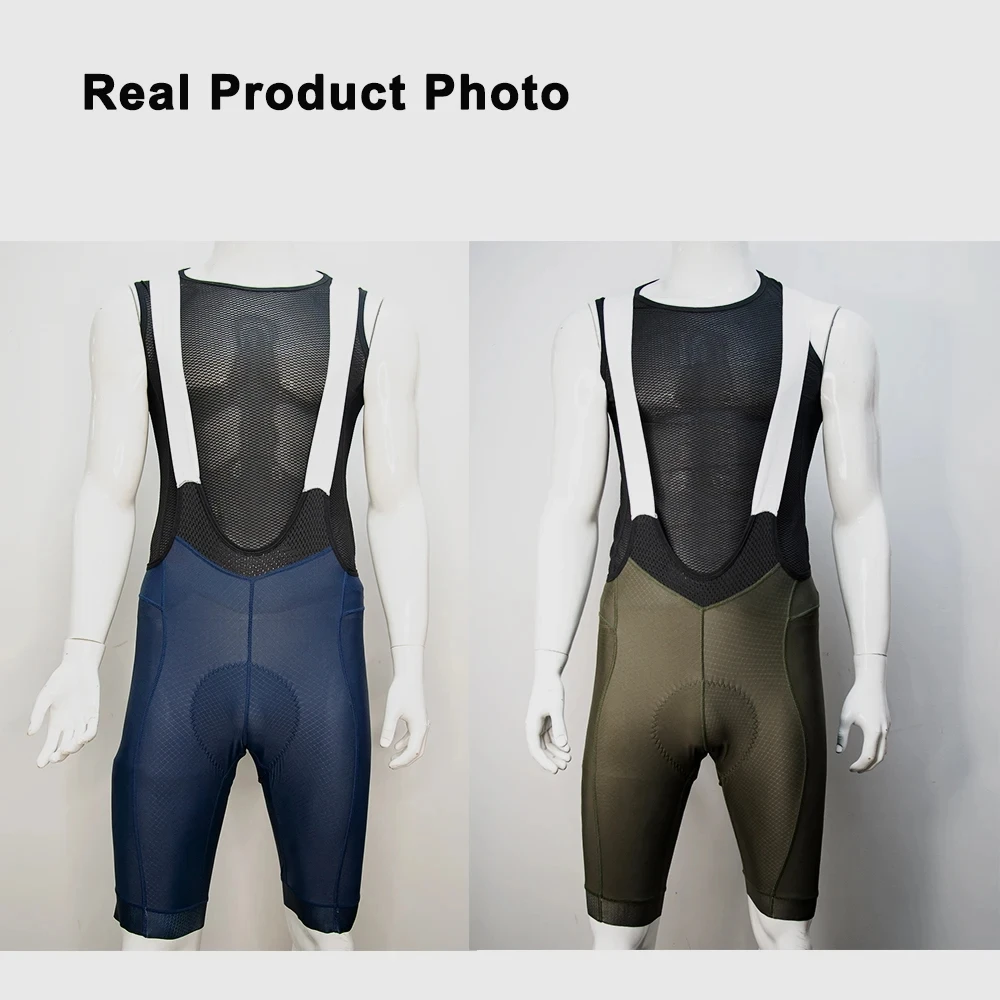Men Cycling Bib Shorts Mechanism Mountain Bike Bib Shorts 6H Padded Breathable Quick Dry MTB Road Bicycle Racing Cycling Pants