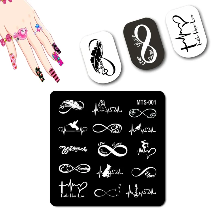 Branch Bird Stamping Plate Chinese Style Magpies Nail Art Design Traditional Chinese Character BIRD Nail Stamper #MTS-005 4