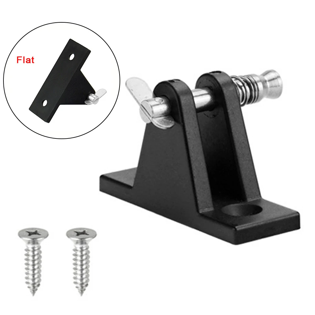 

Deck Hinge Bracket 35 Grams 62*43*36mm Accessories Corrosion Resistant Parts With 2 Pcs Mounting Screws For Canoes