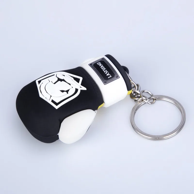 Mini Boxing gloves Keys holder punch sandbag pendant Muay thai kicking MMA glove Taekwondo targets key ring kid gloves Ornaments