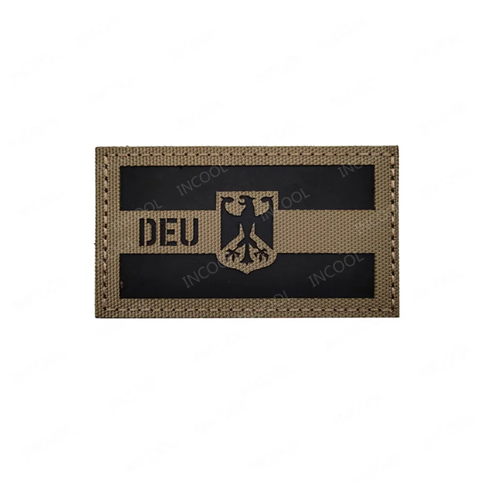 PatchClub German Flag Patch, 3.5 X 2.5 In, Iron On/Sew On - Embroidered - Foto 9