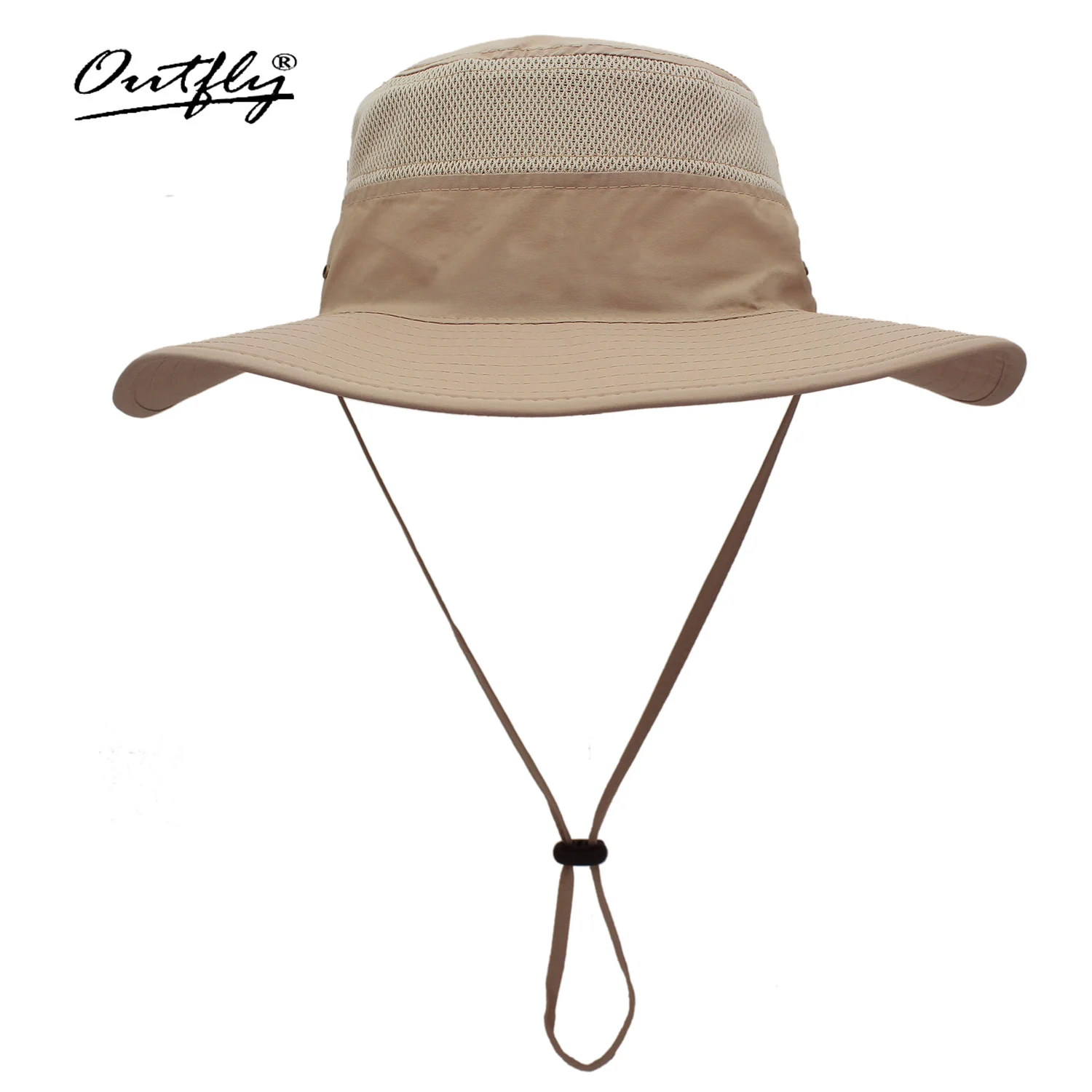 Hats for Bucket hat women Men's Fisherman Sunscreen Sun Panama Fishing Breathable Net Quick-drying Big Hiking Hat_voghion.com