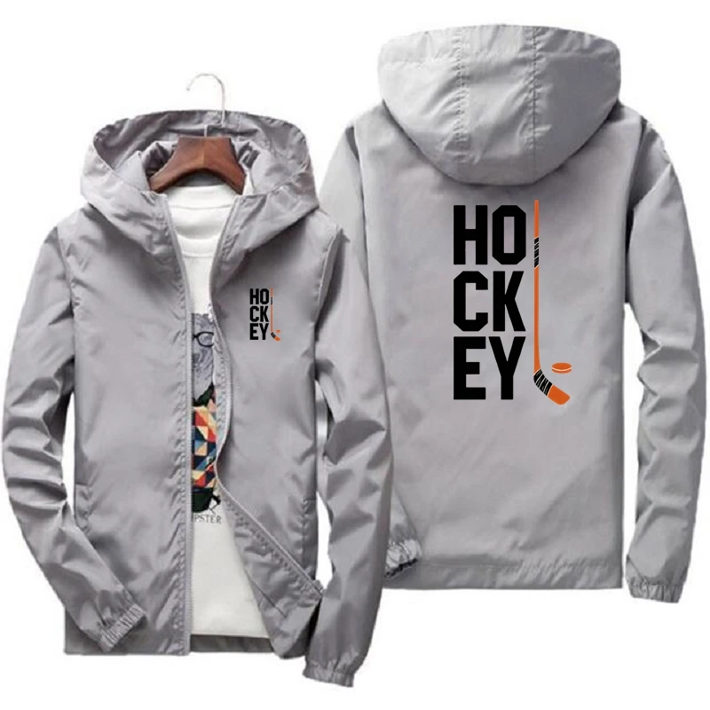 HOCKEY Cycling Jacket Men's Windbreaker Motorcycle Waterproof Windproof Coat Outdoor Sports Hooded Sweatshirt Bike Clothing