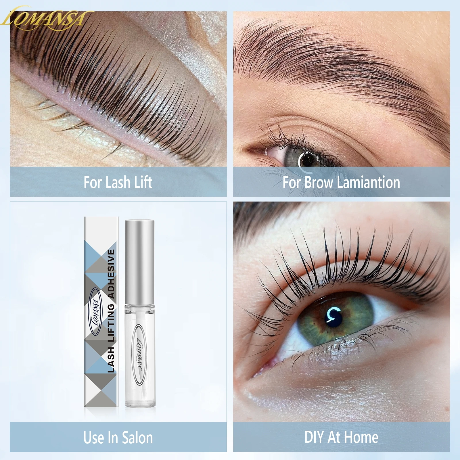 Lomansa Korea 5ml Strong Lash Lift Glue Eyelash Lift For Lash Lifting And Curling Eyelash Perm Lash Lift Adhesive Makeup Tool 6