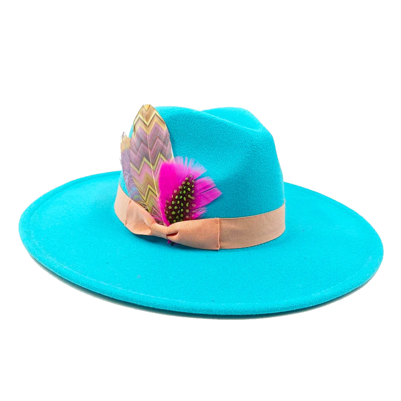 Sombrero 9.5cm Fedora hat bow feather accessories autumn and  display picture 1