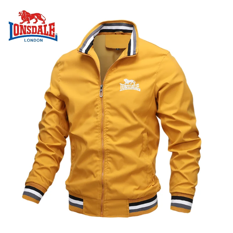 Men's Zippered Sports Jacket Spring and Autumn Fashionable Casual Outdoor Top sports jacket