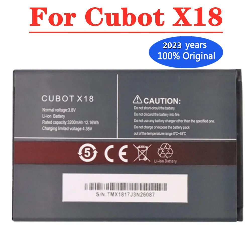 

2023 Years High Quality Original Battery For Cubot X18 3200mAh Phone Replacement Battery In Stock