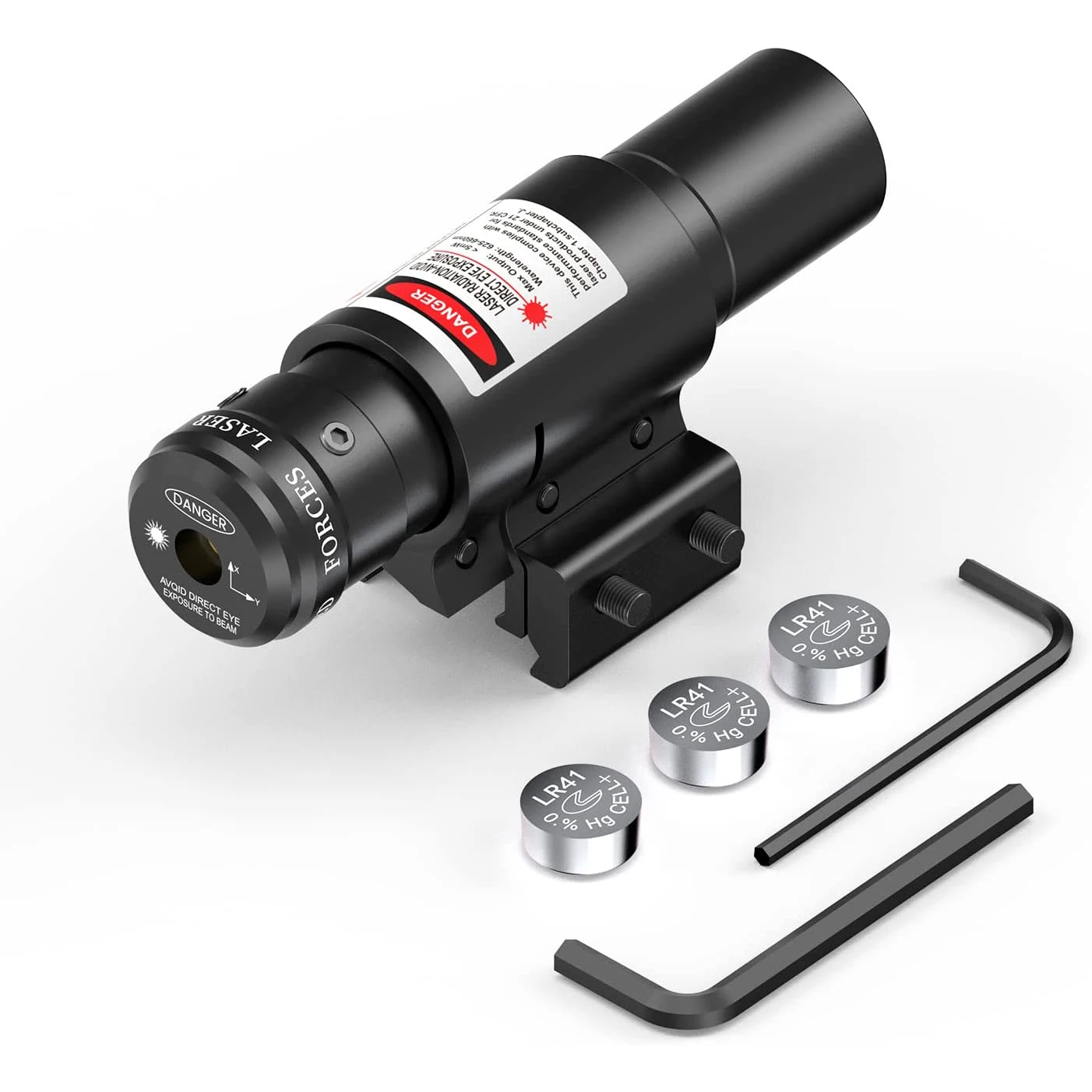 Tactical Red Dot Laser Sight Scope 11mm 20mm Adjustable Picatinny Rail Mount Rifle Pistol Airsoft Laser with Batteries