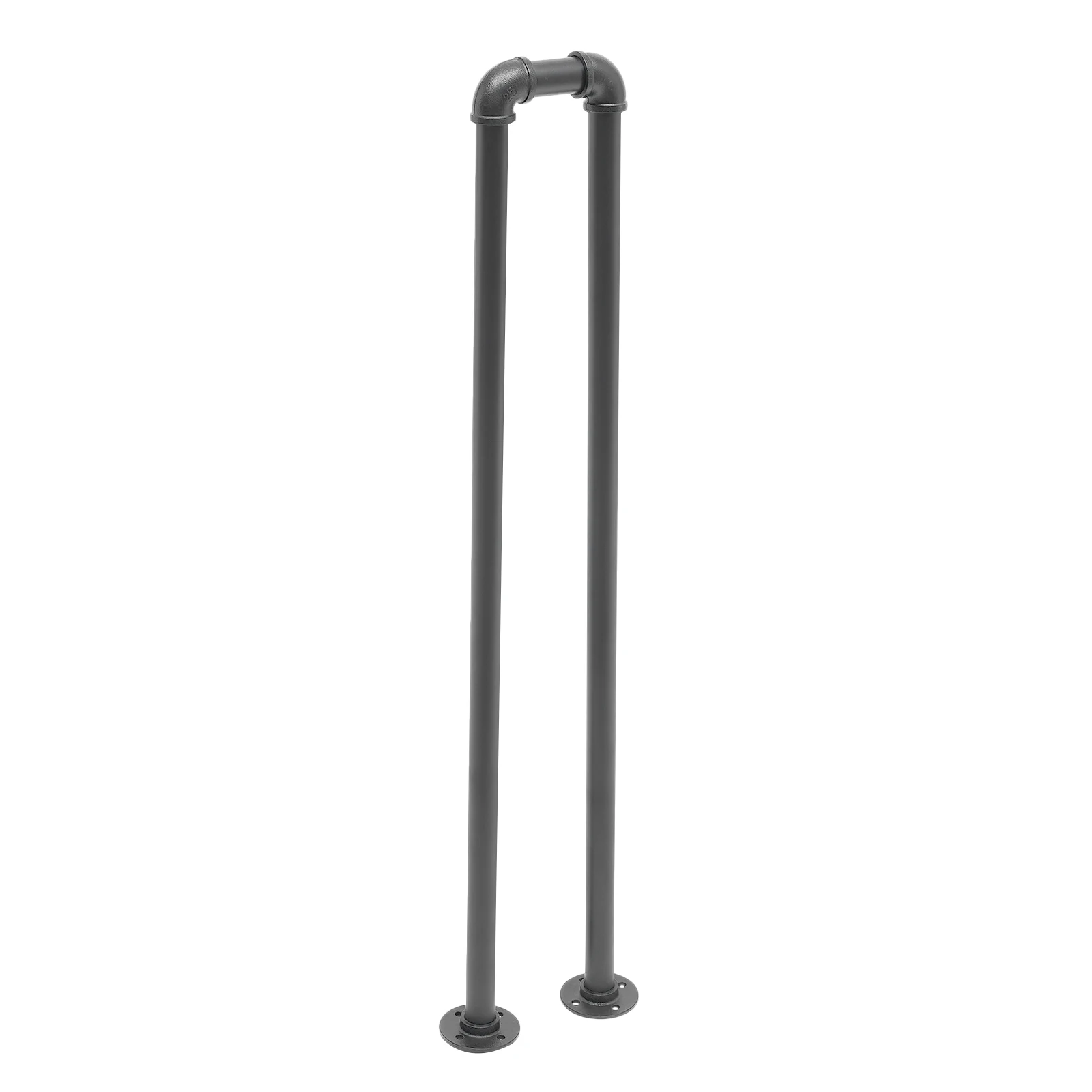 U-Shaped Stair Handrail Industrial Wrought Iron Non-Slip Safety Railing Indoor Elderly Children's Support Poles for Steps Loft