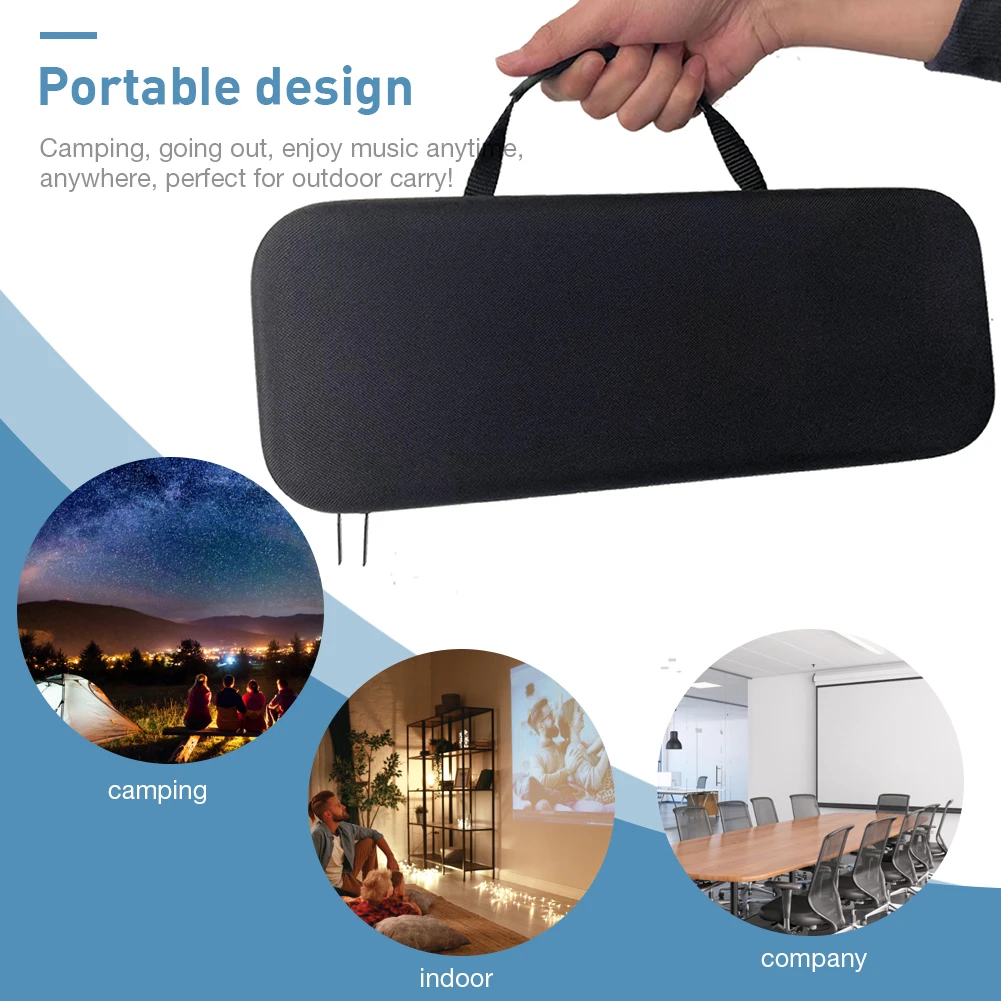 Portable Carrying Case Multifunctional Zipper Projector Carrying Case Thickened Mesh Bag Projection Bag for Samsung TheFreestyle