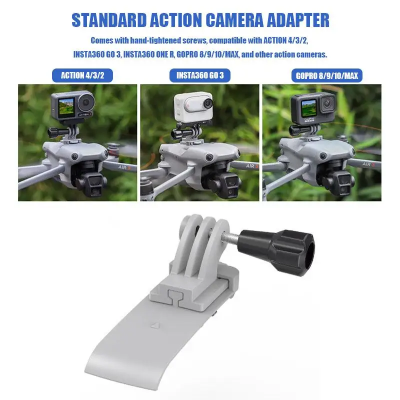 Support Extension Drone DJI Mavic Air 3 pour Insta360 GoPro