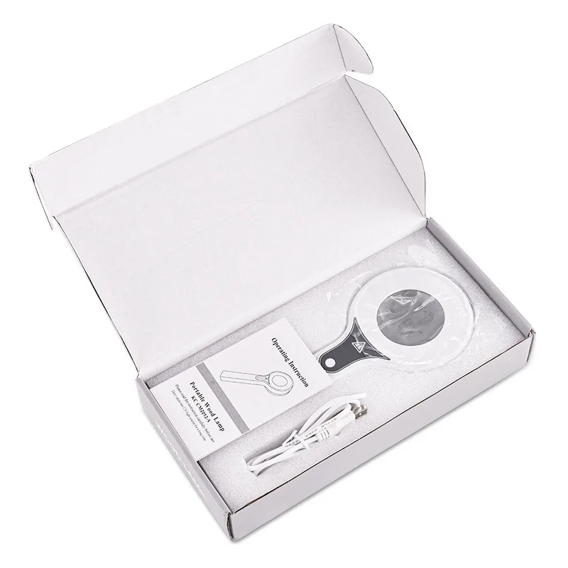 Woods Lamp Skin Analyzer For Skin UV Magnifying For Beauty Facial Testing Wood Lamp Light Analysis Detection Personal Care facial skin analyzer