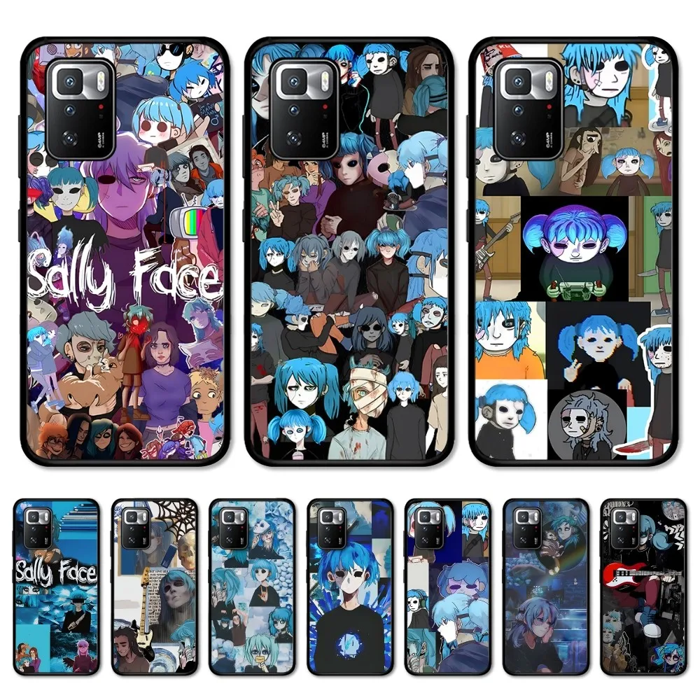 

Sally Face Phone Case For Redmi 5 6 7 8 9 10 plus pro 6 7 8 9 A GO K20 K30 K40 pro plus F3 Fundas