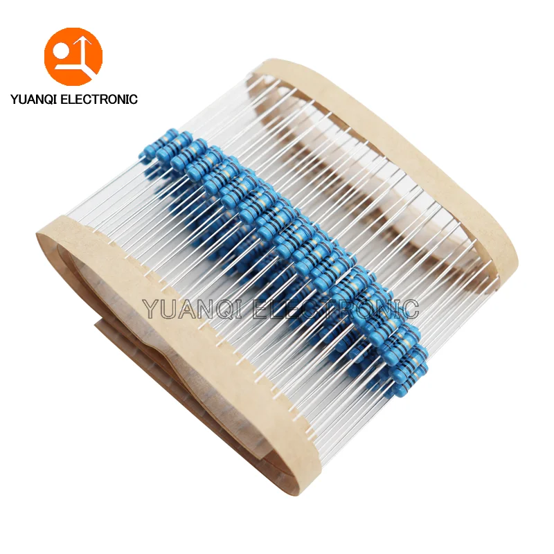 Metal Film Resistor 50pcs 1/2W 0R-4.7M 0.1R 150R 200R 240R 470R 1K 2.4K 4.7K 10K 24K 51K 750K 0.1 0.22 100 300 470 ohms 0.5W