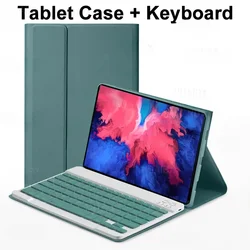 Premium Detachable Keyboard Case - Korean (Dark green A)