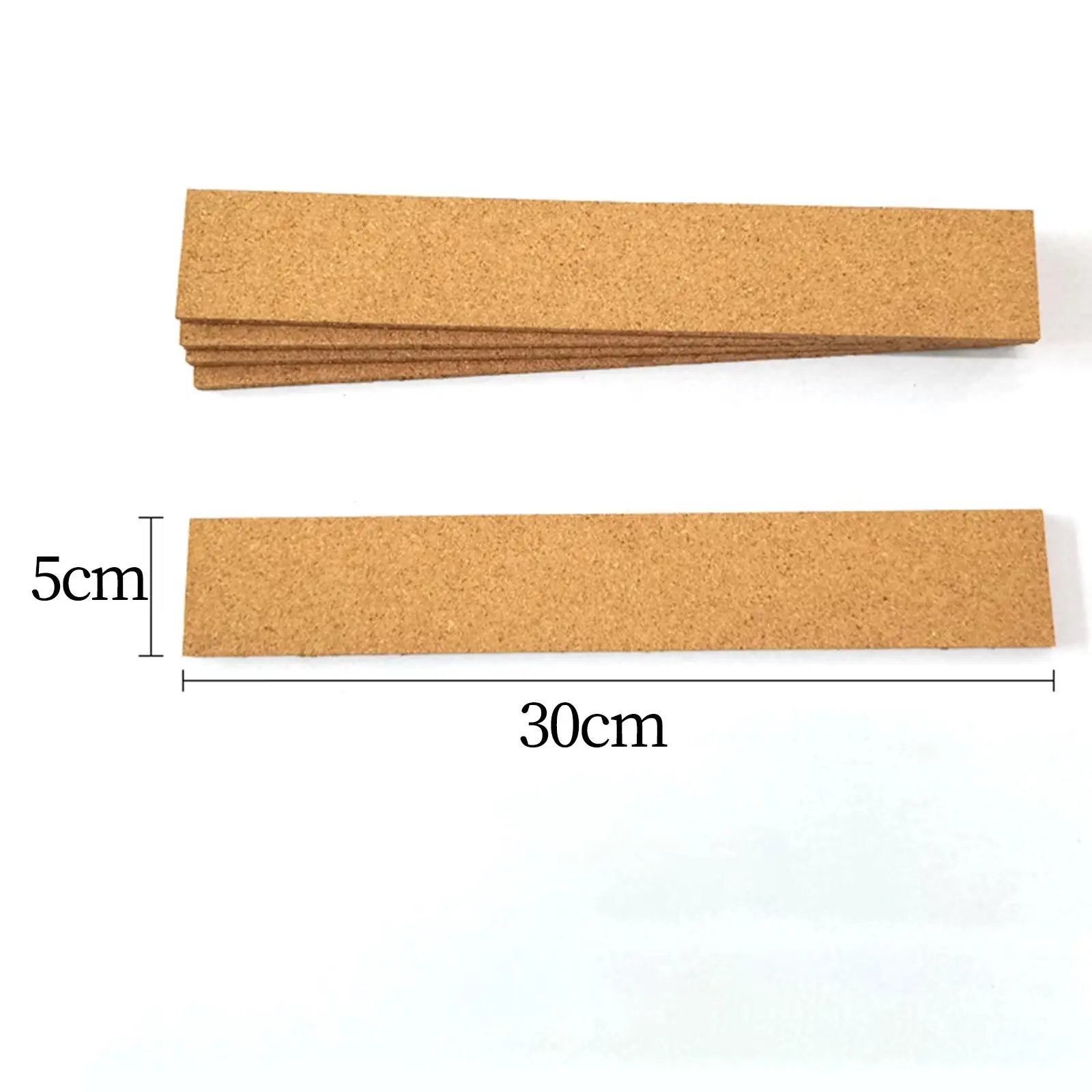 3 Pieces Cork Board Strips Message Board Reminders Wear Resistant Photo Wall Display for Office Living Room Restaurant