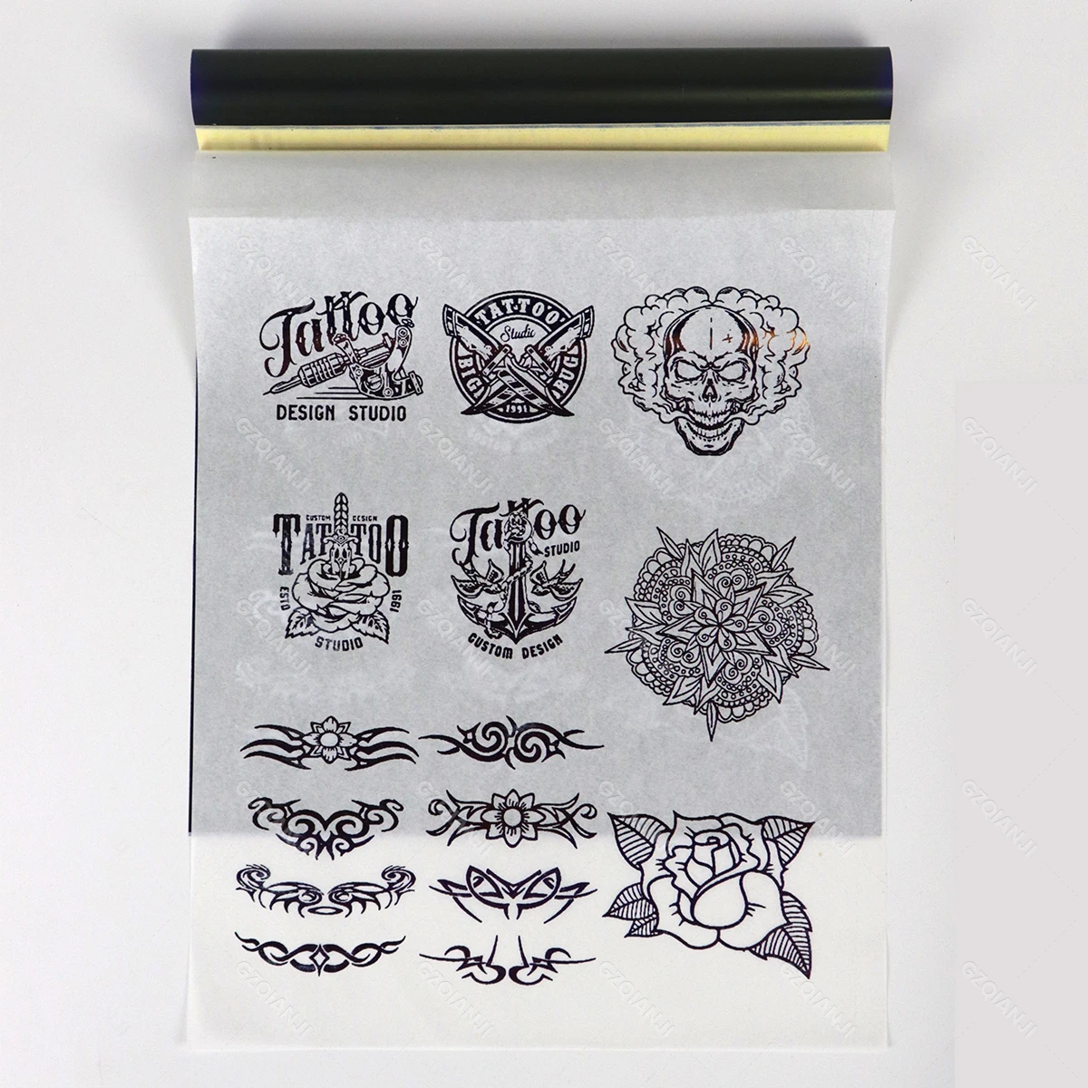 300DPI Mini Inkless Thermal Printer A4 Thermal Printer Tattoo Stencil Transfer Printers Machine Bluetooth Printable Tattoo Paper