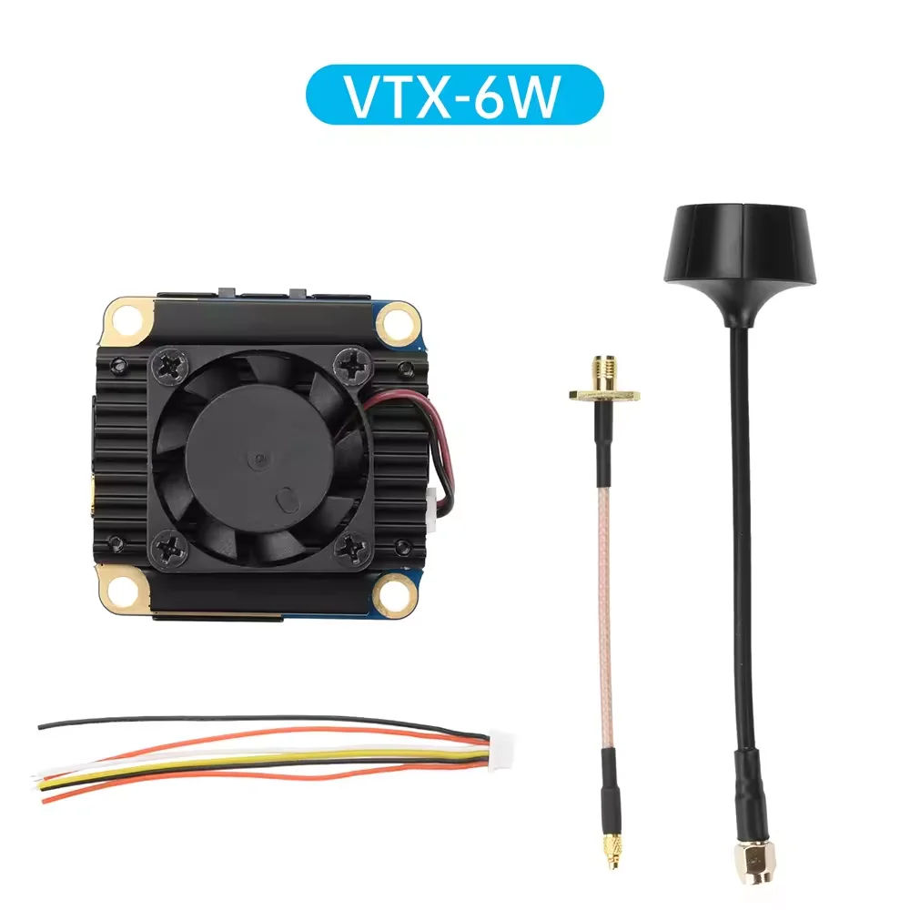 VTX 3.3G 6W Analogique FPV Transmetteur 16CH pour Lunettes