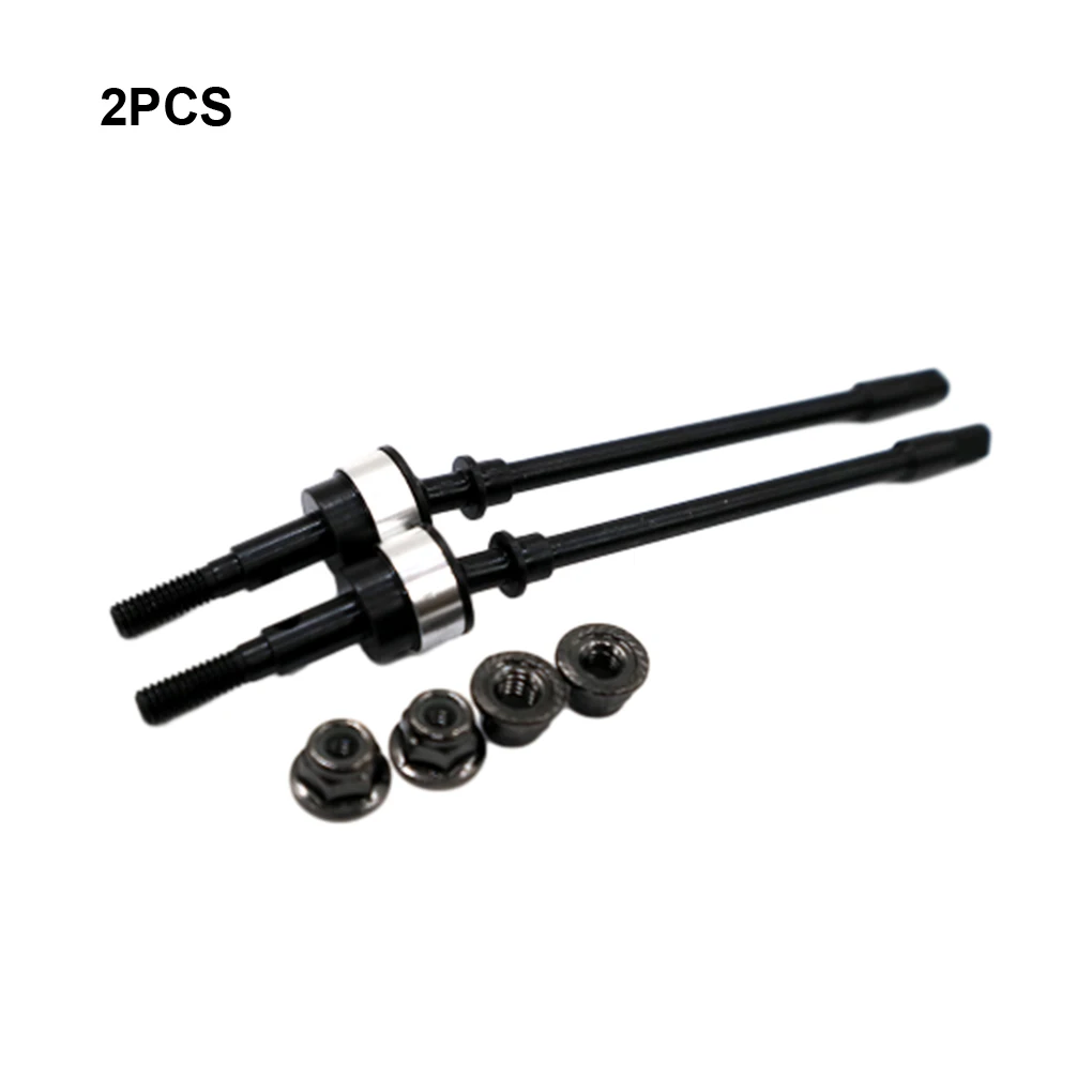 

2PCS Hard Steel Front Axle CVD Drive Shaft Dogbone for 1/10 Axial Axial SCX10 AXI03007 90046 RC Crawler Upgrade Option Parts