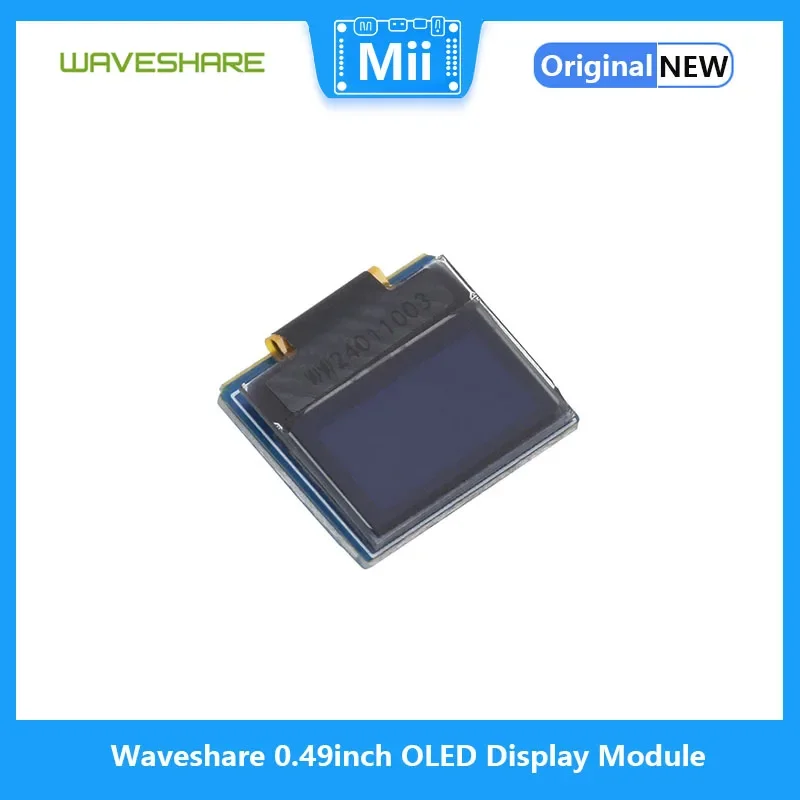 Waveshare OLED ÷ , 64  32 ػ, I2C ,  ÷ ÷, 0.49 ġ
