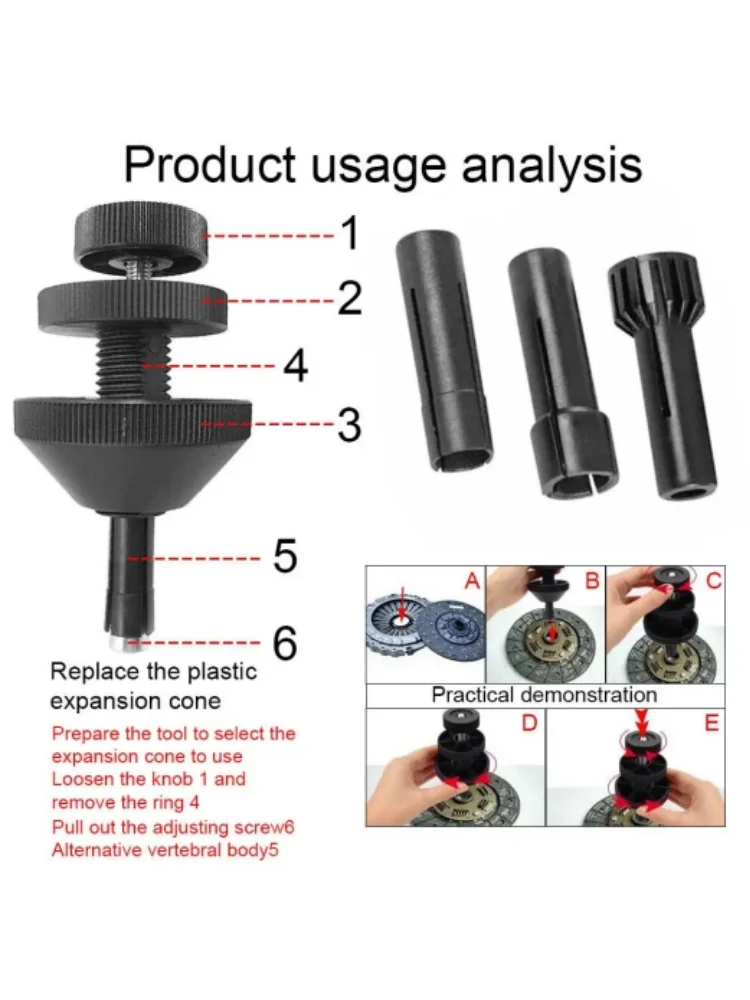 Clutch Alignment Dismantle Tool Universal Auto Clutch Alignment Tool Repair Accessories Plastic Car Correction clutch alignment tool