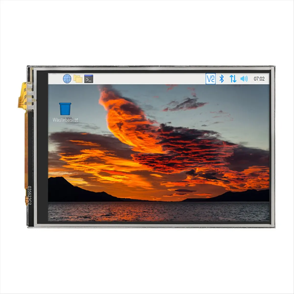 A10I 3.5인치 RPI 디스플레이 터치스크린 480X320 5 5B 60 프레임 TFT LCD 모듈 스크린 디스플레이 터치펜 포함