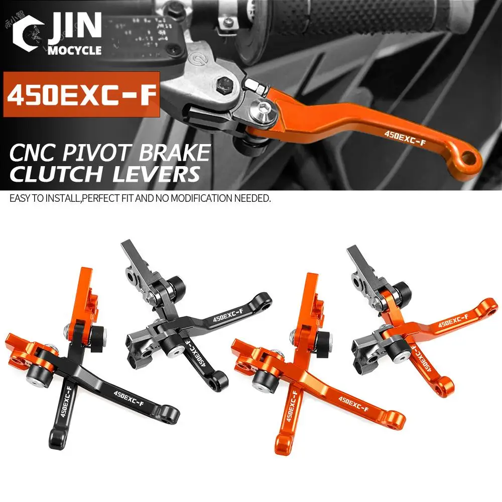 

For K-T-M 450EXCF 450 EXCF 2014 2015 2016 2017 2018 2019 2020 2021 2022 Foldable Pivot DirtBike Brake Clutch Levers Handle Lever
