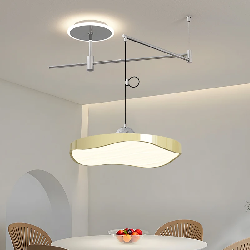 

Adjustable Ceiling Lamp Dining Room Modern LED Pendant Lighting Office Study Bedroom Hanging Lamps Home Decor Chandeliers