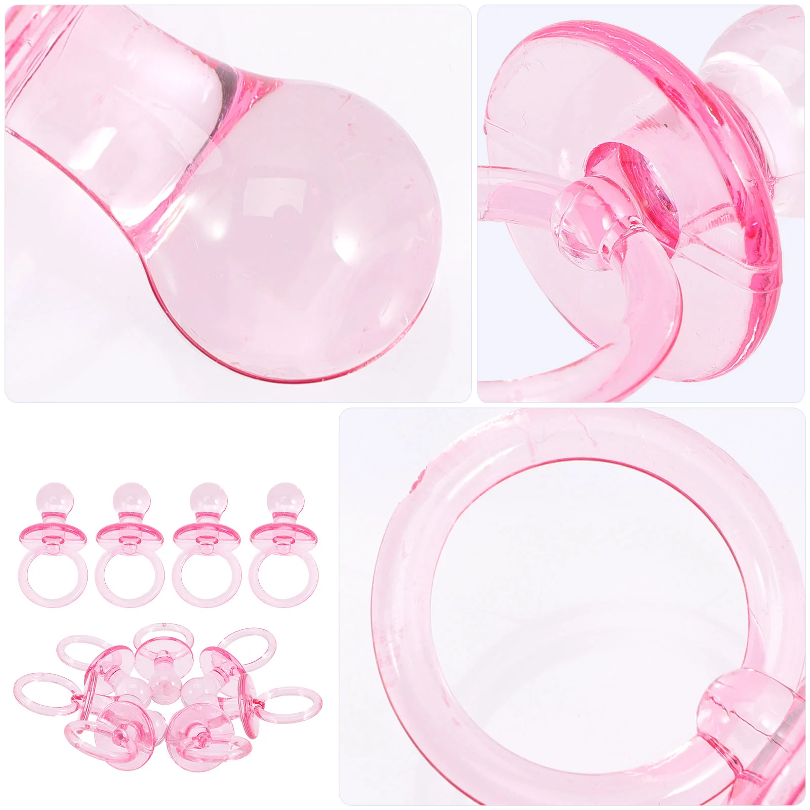 

Pacifier Charm Baby Shower Games for Girl Boys Prizes Decor Supplies Girls Pacifiers