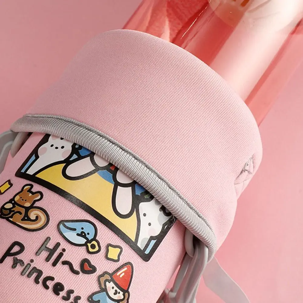 1Pcs Portable Cartoon Water Bottle Cover Case Insulated Bag Cup Pouch Vacuum Glass Cup Sleeve Sport Camping Accessory