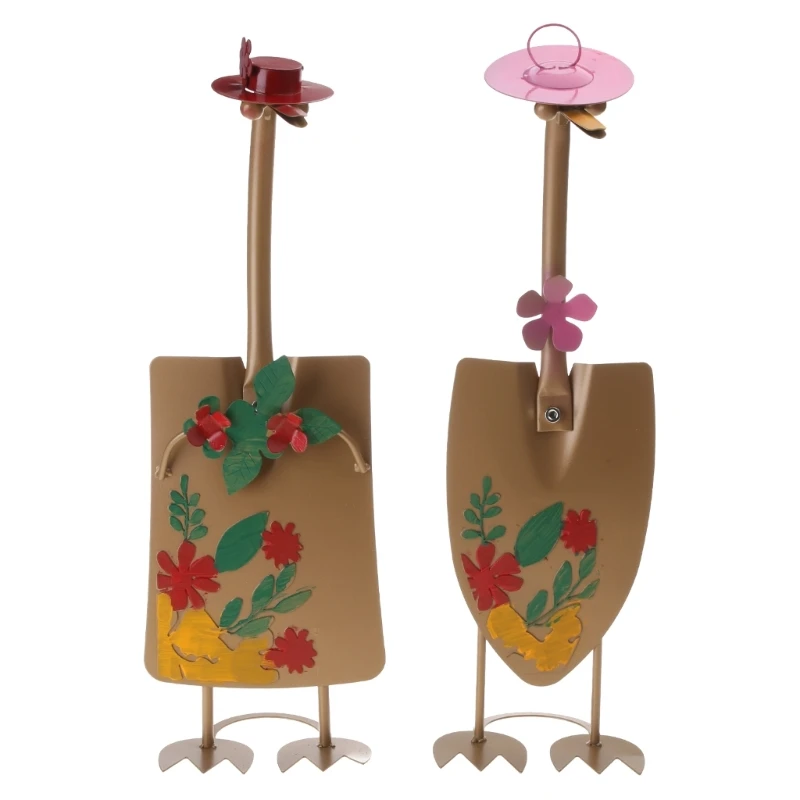 

Metal Duck Garden Art Duck Shovel Ornaments Duck Christmas Decorations Outdoor Couple Duck Garden Decors