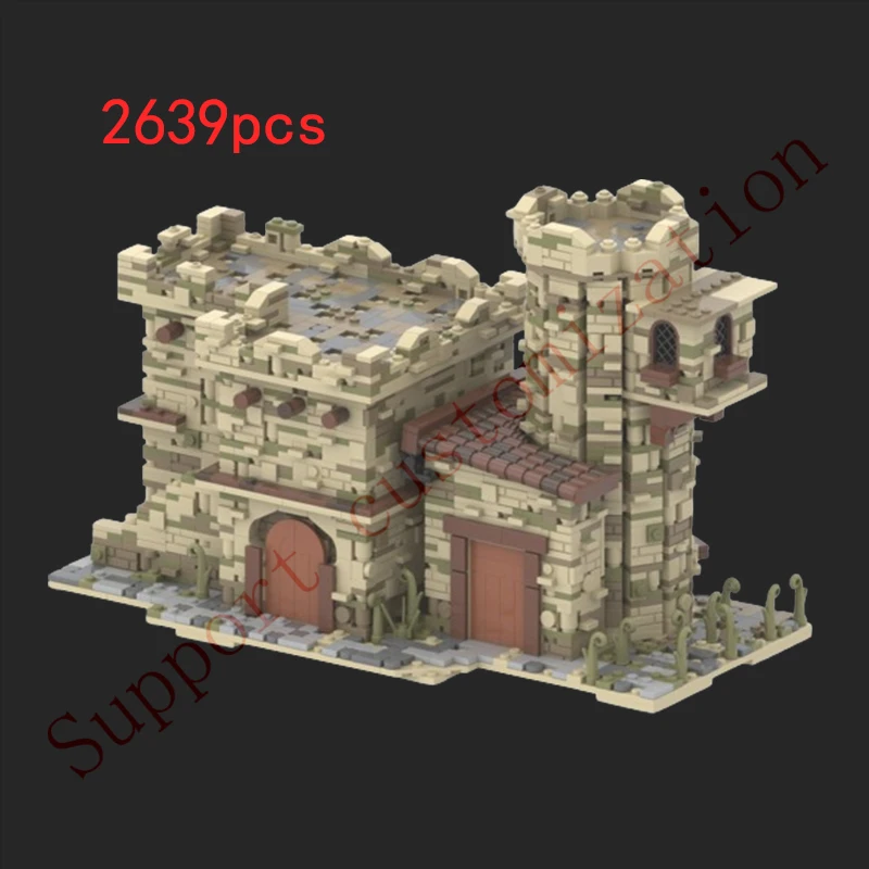 

Fast delivery MOC-158420 Arabic style house with small particles building blocks toy castle building