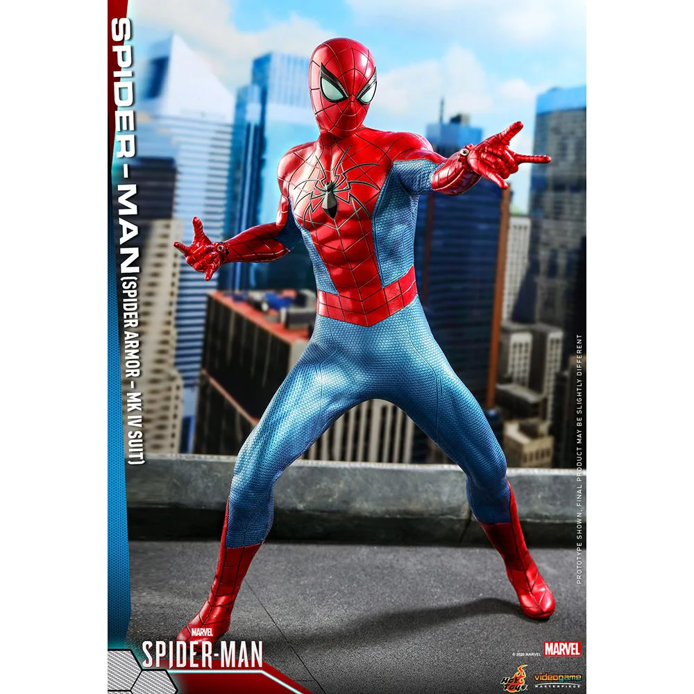 In Stock Hottoys HT 1/6 Marvel Spider Man Spider Armor MK4 Suit VGM43  Original Genuine Action Figure Collectible Toys 31Cm| | - AliExpress