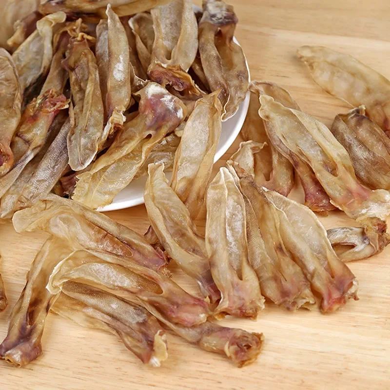 Air-Dried Dog Snacks Hairless Rabbit Ears Pet Grinding Stick Teeth Cleansing Puppy Teddy Training Reward Dog Food Dry Snack