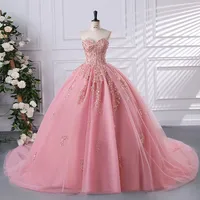 Sonhar Vestidos 15 Quinceanera Dresses Ball Gown Strapless Party Dresses Sweet Ball Gown Customized 15 Year Old Dress Plus Size