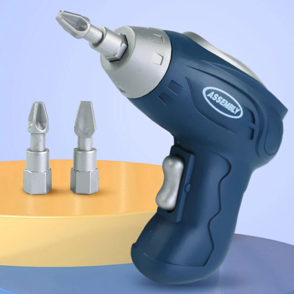 전기 드릴 엔지니어링 교육 학습 빌딩 블록 장난감 크리 에이 티브 어린이 DIY 학습 장난감 드라이버 퍼즐 키트