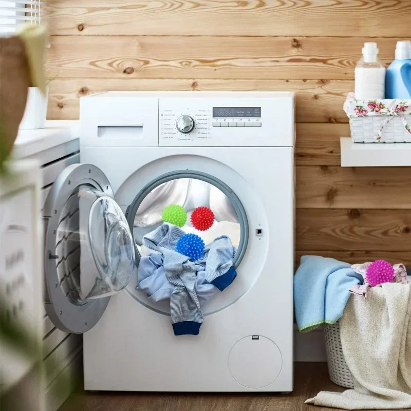Laundry ball 2PC PVC dryer ball reusable laundry ball washing machine drying fabric softener for home clothe cleaning tool accessrices