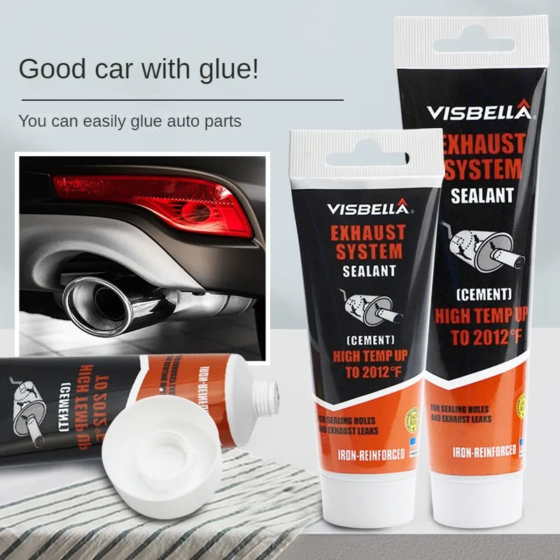 

Exhaust Pipe Repair Adhesive High Temperature Automobile Exhaust Pipe Crack Sealant Metal Adhesive for Iron and Aluminum