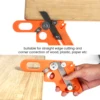 Edge Banding Trimmer, Veneer Edge Cutter Tool with 10Pcs Blade and 4Pcs Circular Edge Scraper, Woodworking Hand Trimming Tool 6