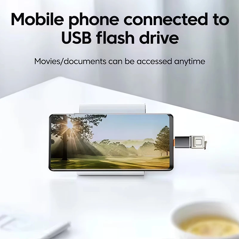 Universal USB 3.0 to Type C LED Adapter - USB C Male to USB A Female Connector