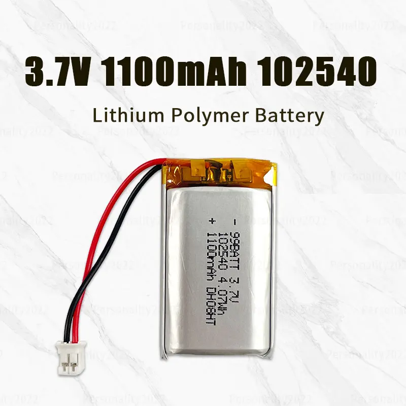 Li Po 1100mAh 3.7V li Battery 102540 Lipo Polymer Li-ion Batteries for Logger Beauty Instrument Electronic Products Rechargeable-rechargeable lithium batteries