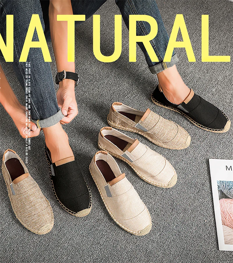 Zapatos pescador de para hombre, alpargatas de tela de Beijing old spirit, chico perezoso de un pie _ - AliExpress Mobile