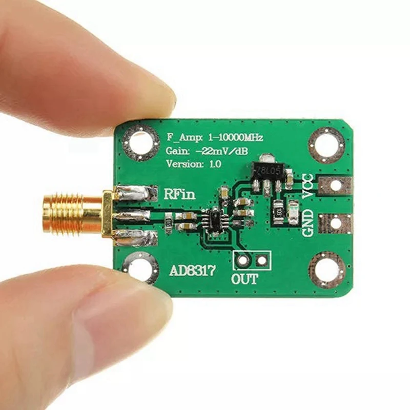 New 4X AD8317 High Speed Logarithmic Detector RF Log Detector RF Signal Log Output Power Meter 1M-10000Mhz Controller